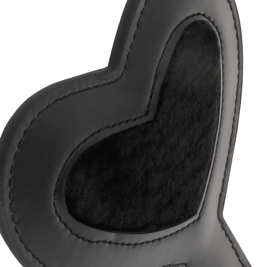 Black Fetish Love Velvet Paddle