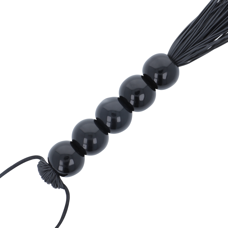 Black thin bondage whip