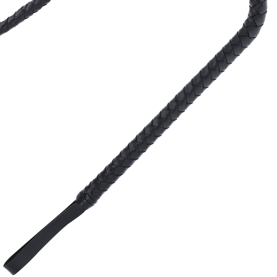 Black bondage whip 210cm