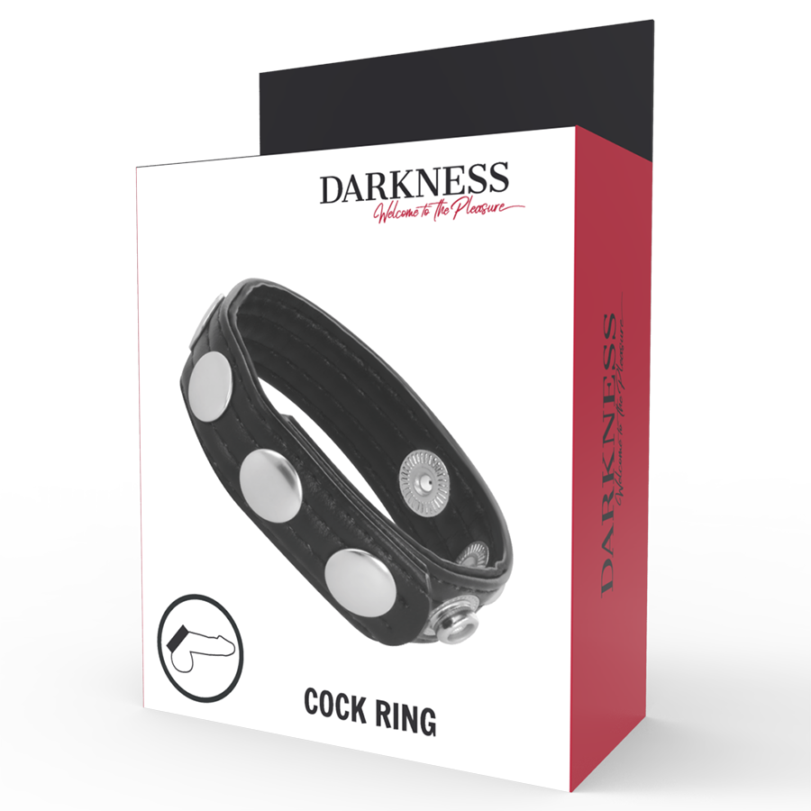 DARKNESS - LEATHER DERECTION RING