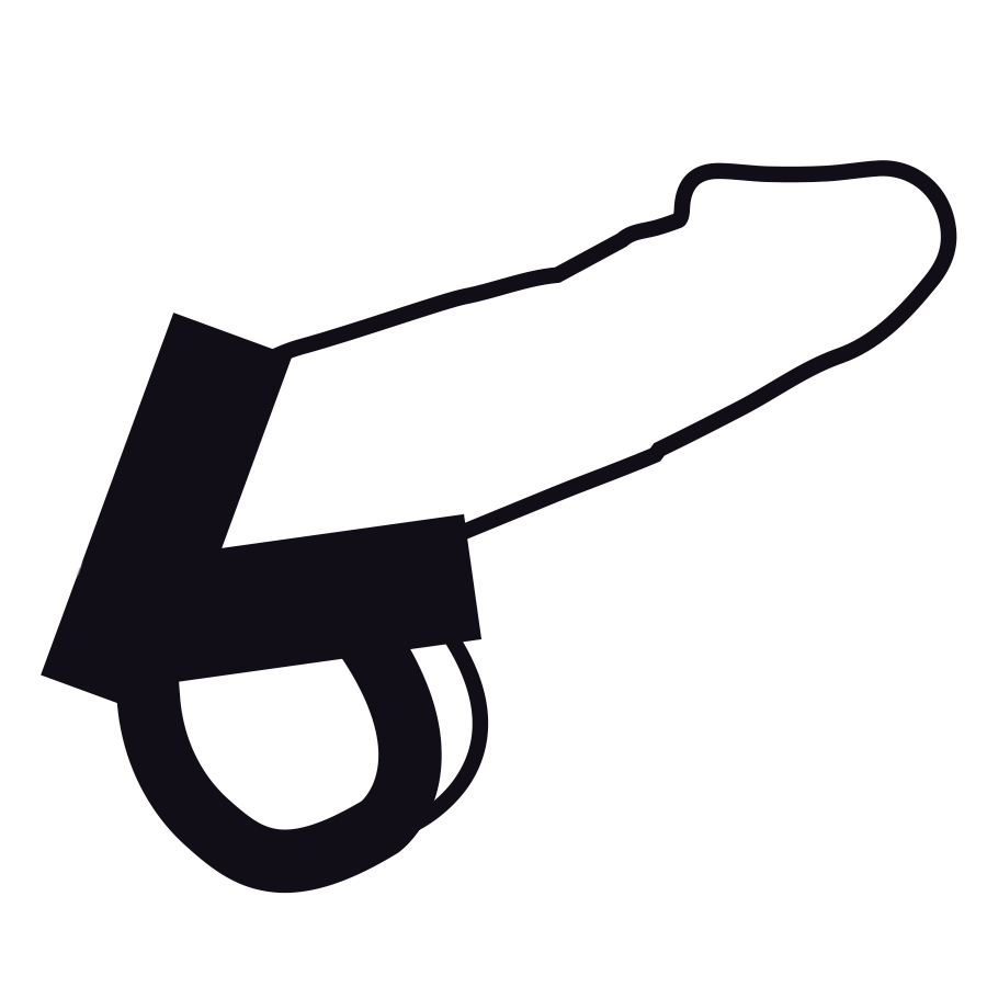 Skin ring for penis and testicles