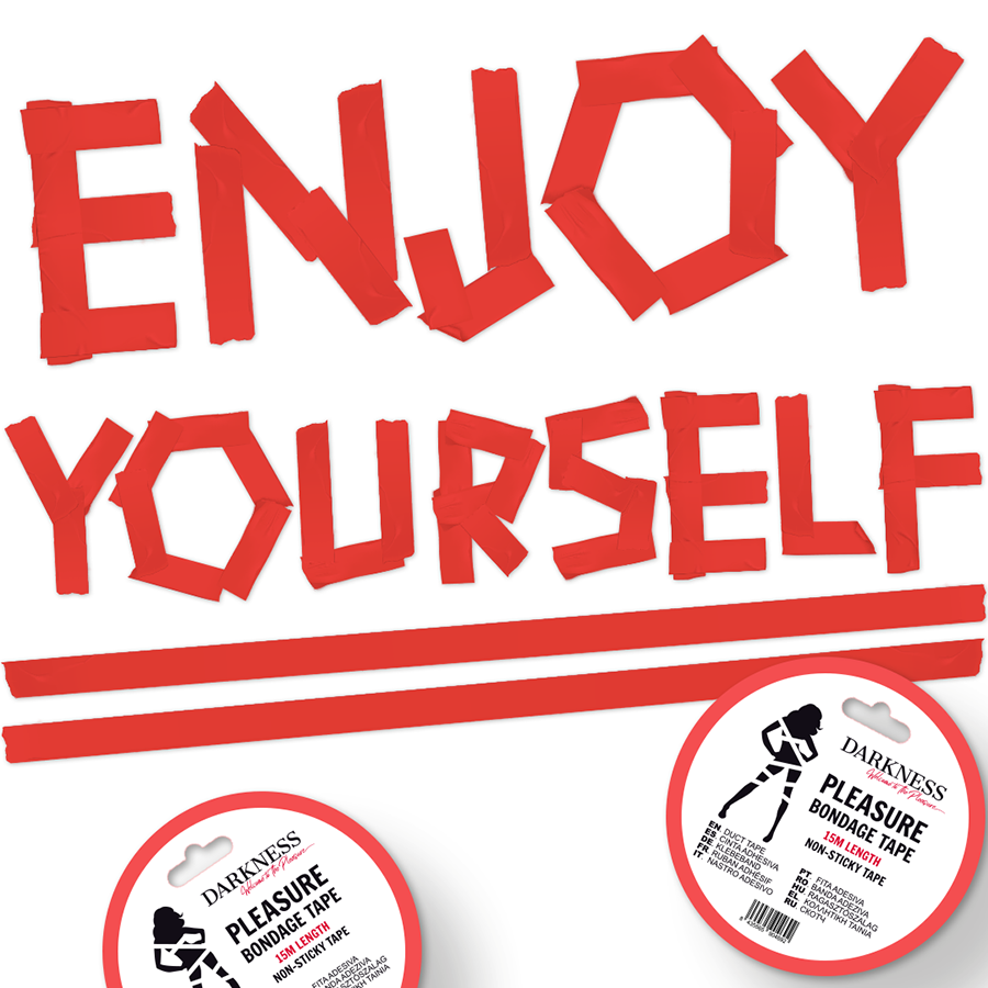 15m Non-stick Red Bondage Tape