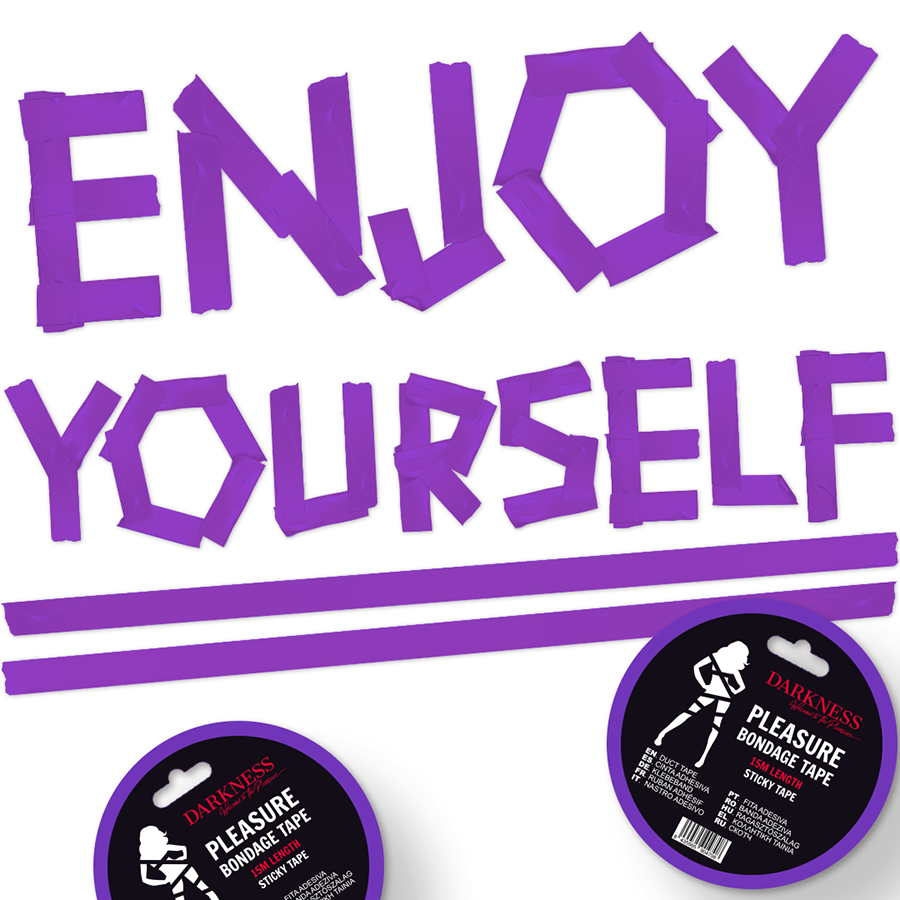 Lilac bondage tape 15m