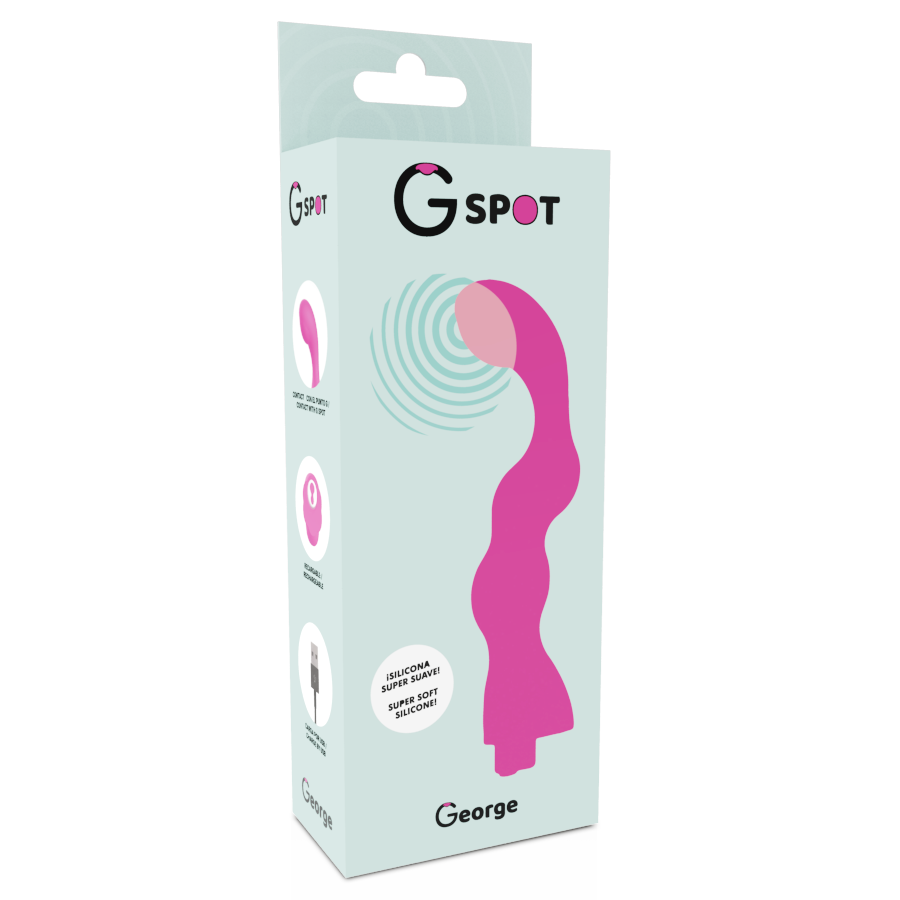 George G-spot Vibrator Pink Rubber