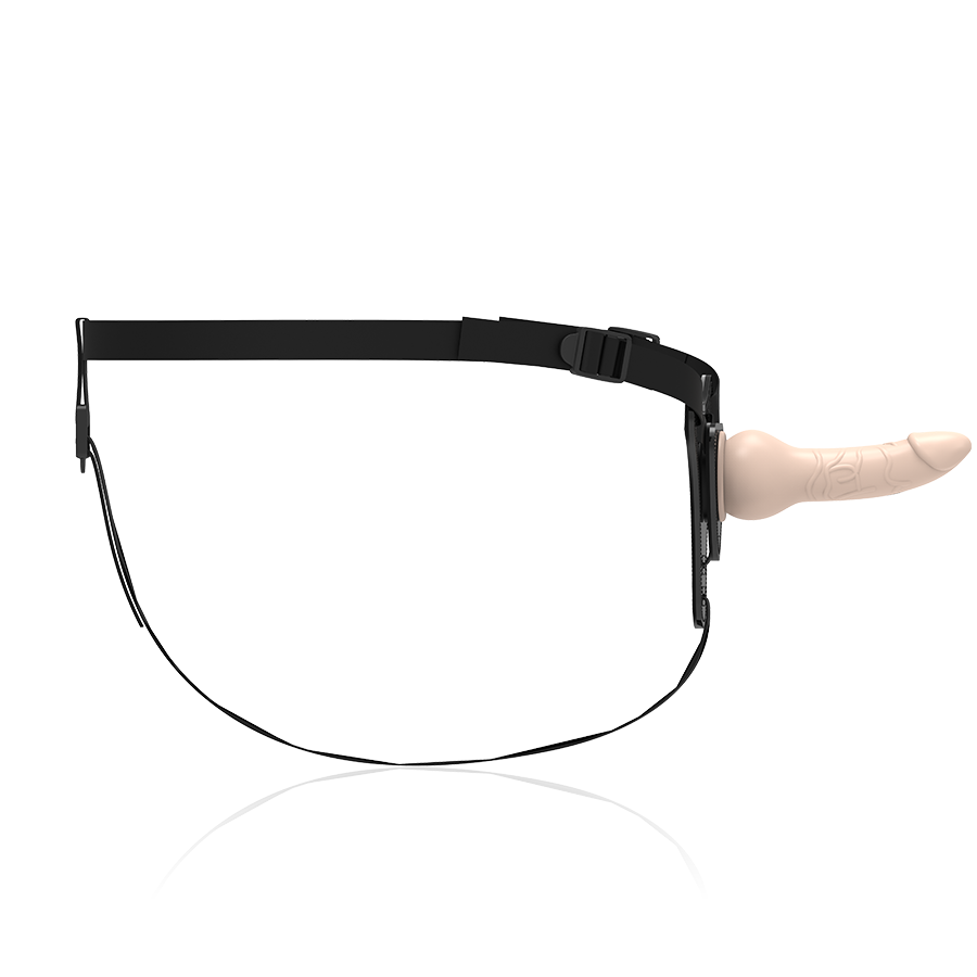 FETISH SUBMISSIVE HARNESS - REALISTIC SILICONE FLESH 16CM