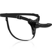 Realistic black silicone 16 cm