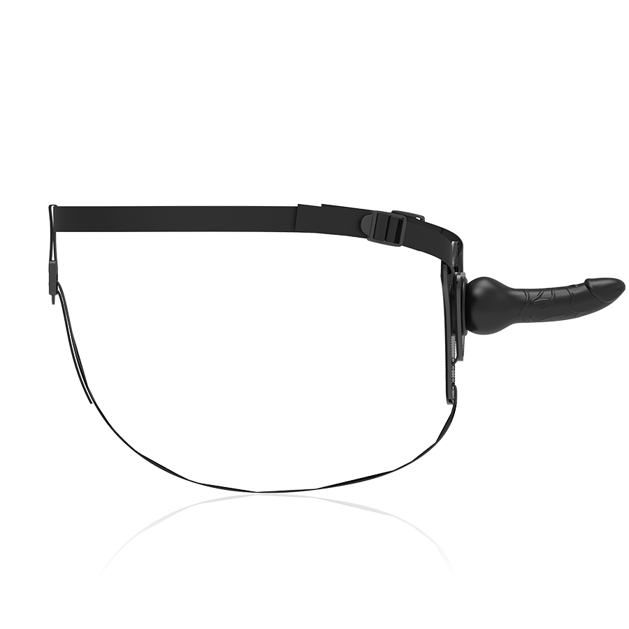 Realistic black silicone 16 cm