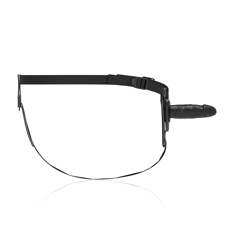 Realistic black silicone 15 cm