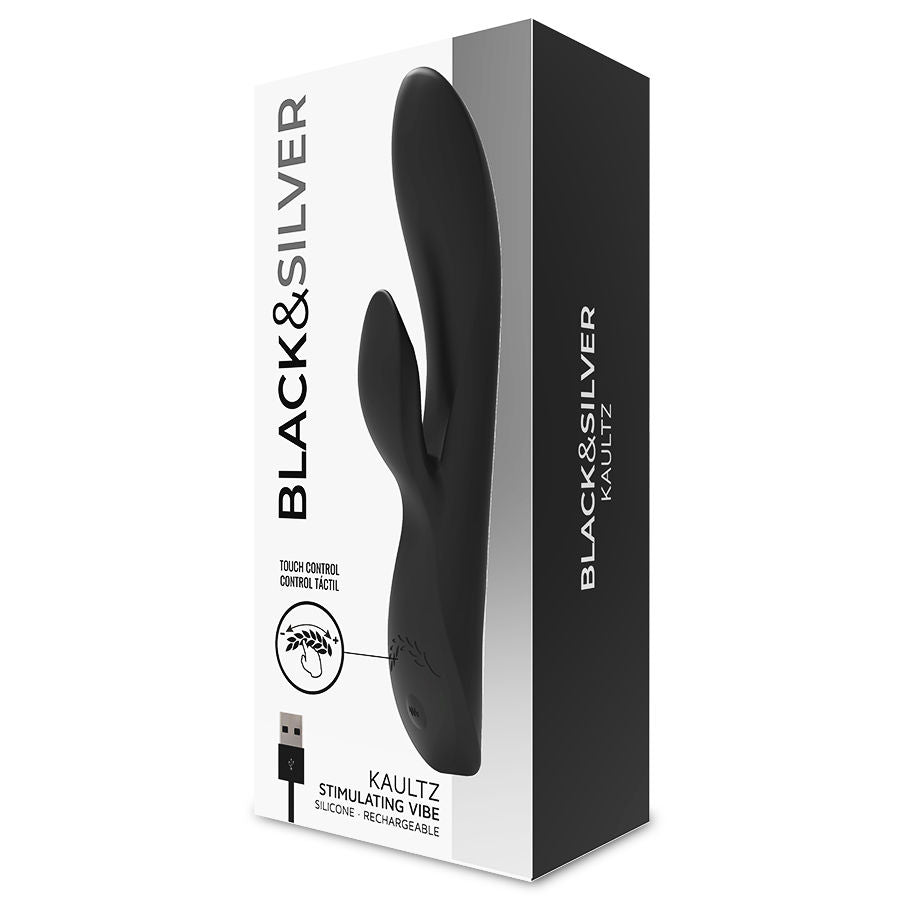 BLACK&amp;SILVER - KAULTZ TOUCH CONTROL VIBRATOR