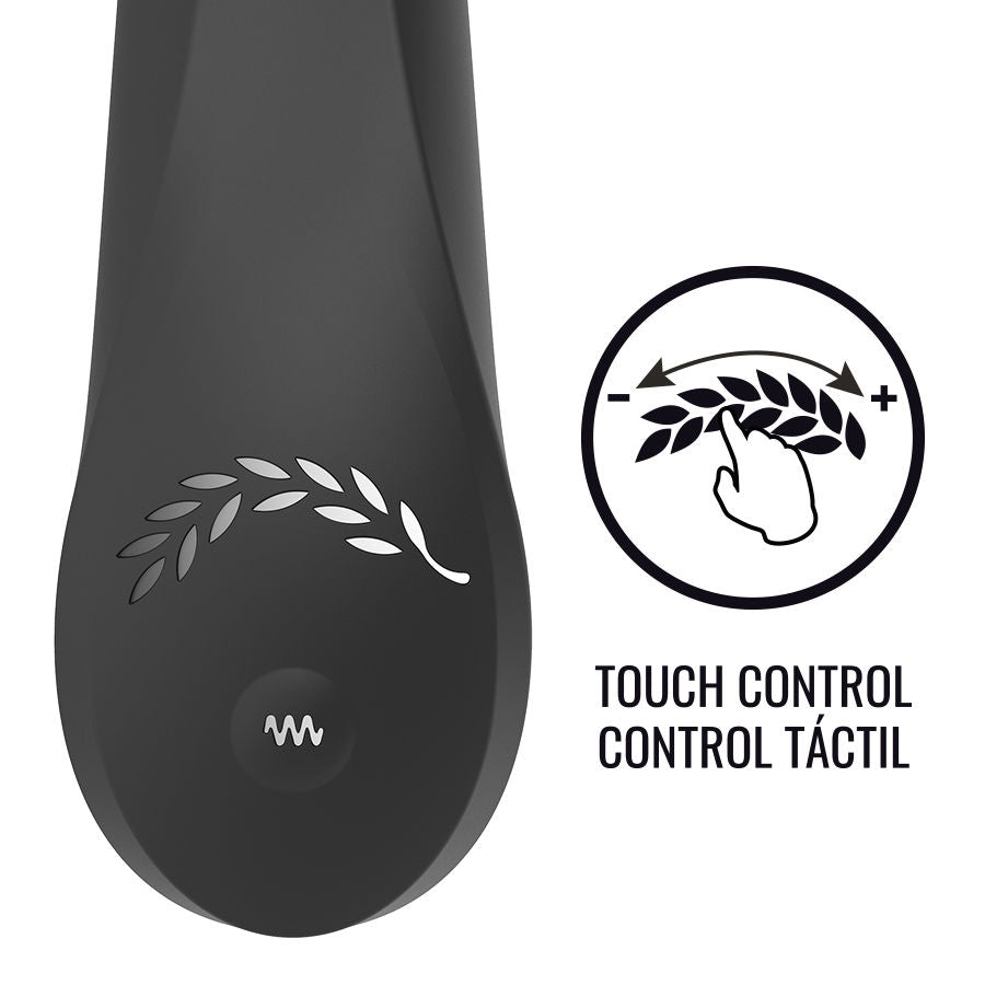 BLACK&amp;SILVER - KAULTZ TOUCH CONTROL VIBRATOR