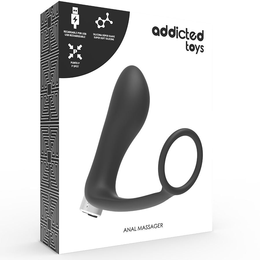 Rechargeable Prostate Vibrator Model 1 - Black