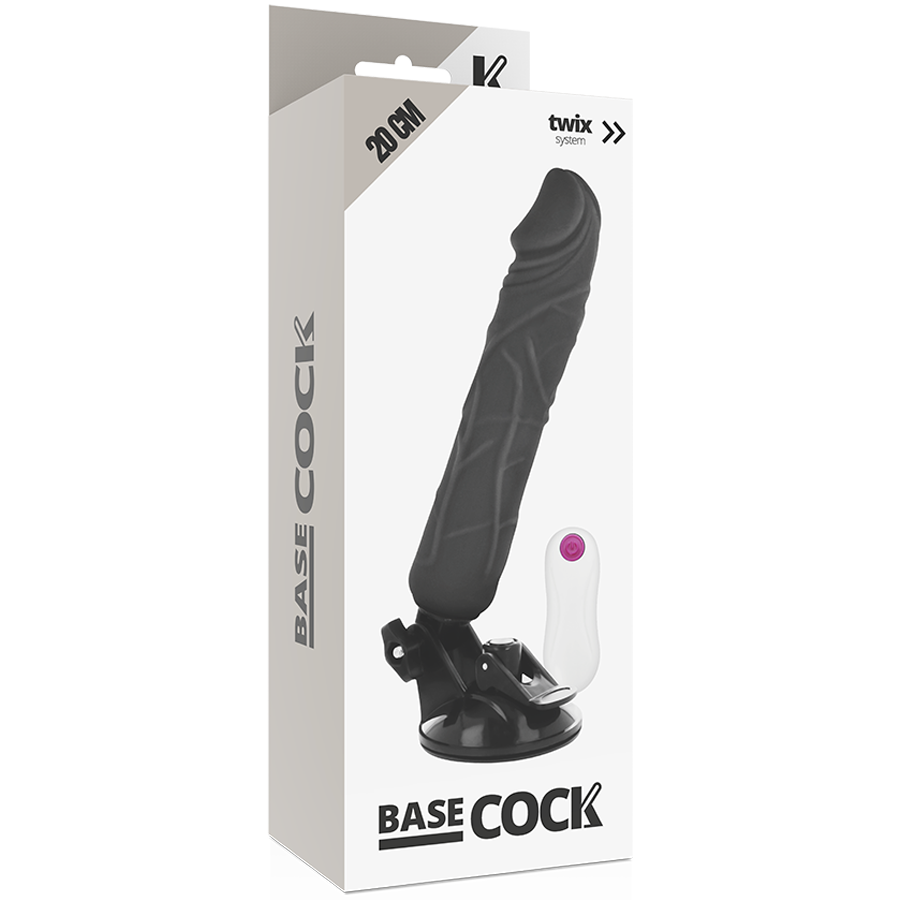 Realistic vibrator remote control natural 20 cm -o- 4 cm