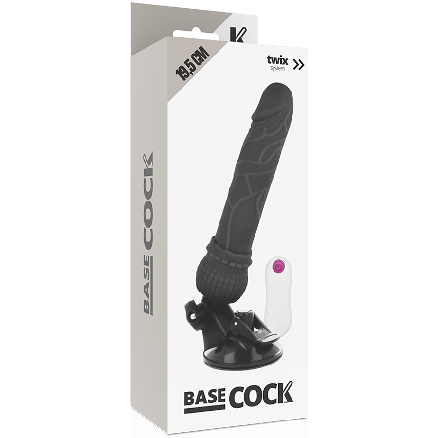 Realistic Natural Remote Control Vibrator 19.5cm -o- 4cm