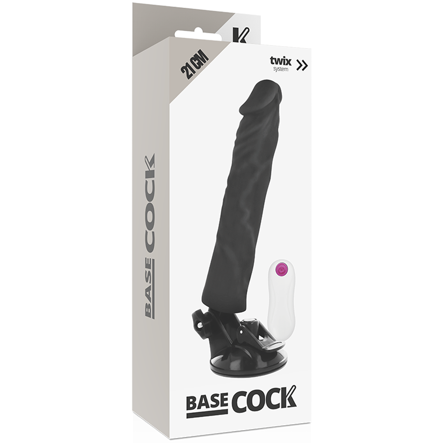 Realistic vibrator remote control natural 21 cm -o- 4 cm