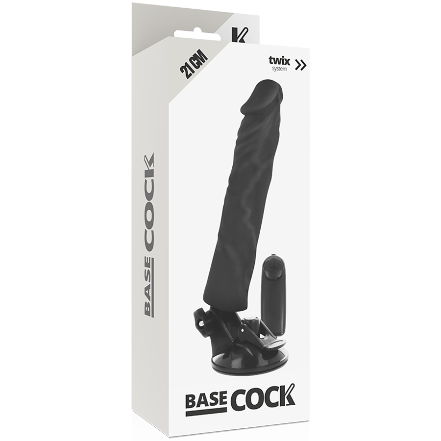 Realistic vibrator remote control natural 21 cm -o- 4 cm