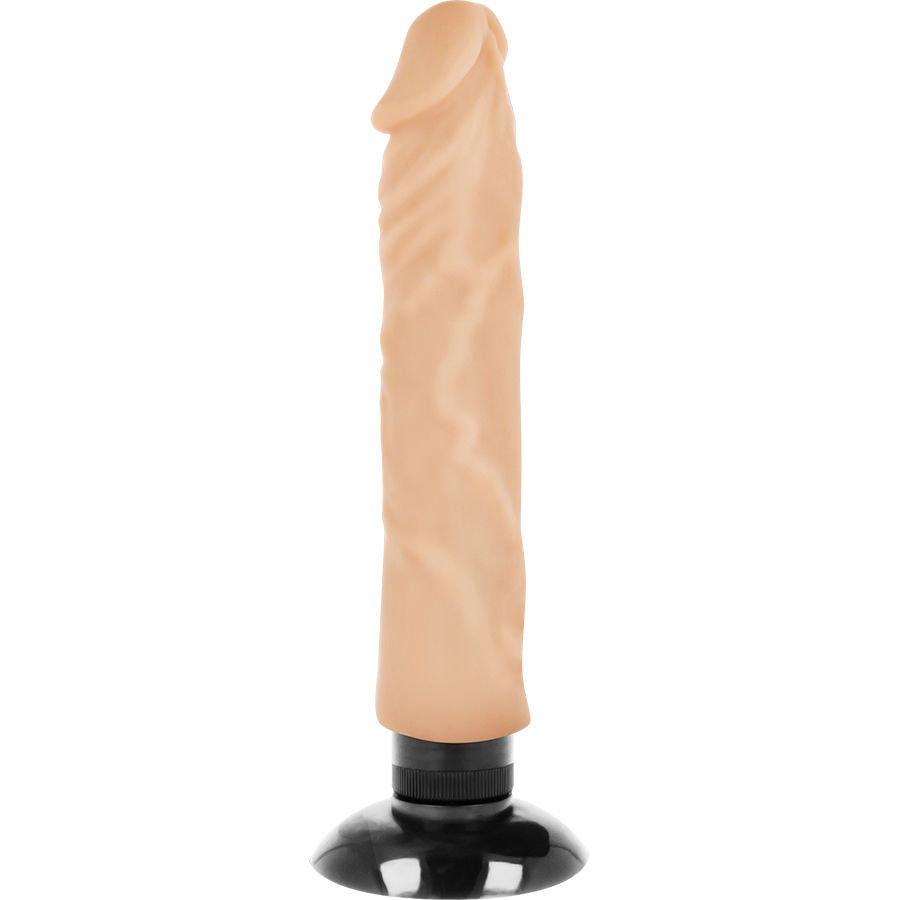 Vibromasseur Réaliste 2 en 1 Ventouse Extenseur 20 cm TPE - Basecock