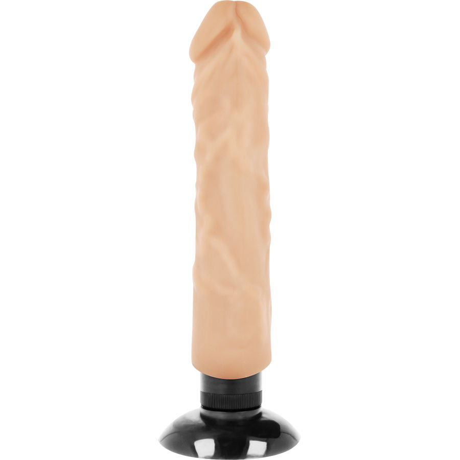 Vibromasseur Réaliste 2 en 1 Ventouse Extenseur 20 cm TPE - Basecock