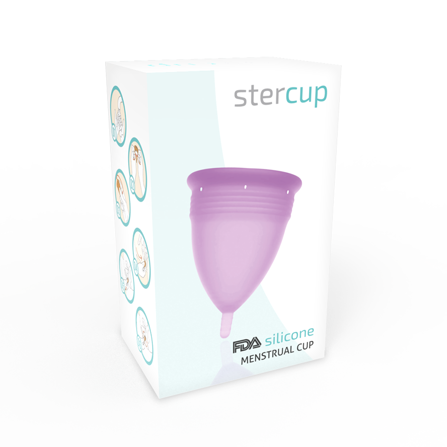FDA Silicone Menstrual Cup Lilac - Size L
