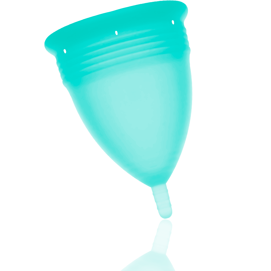 Aquamarine FDA Silicone Menstrual Cup - Size S