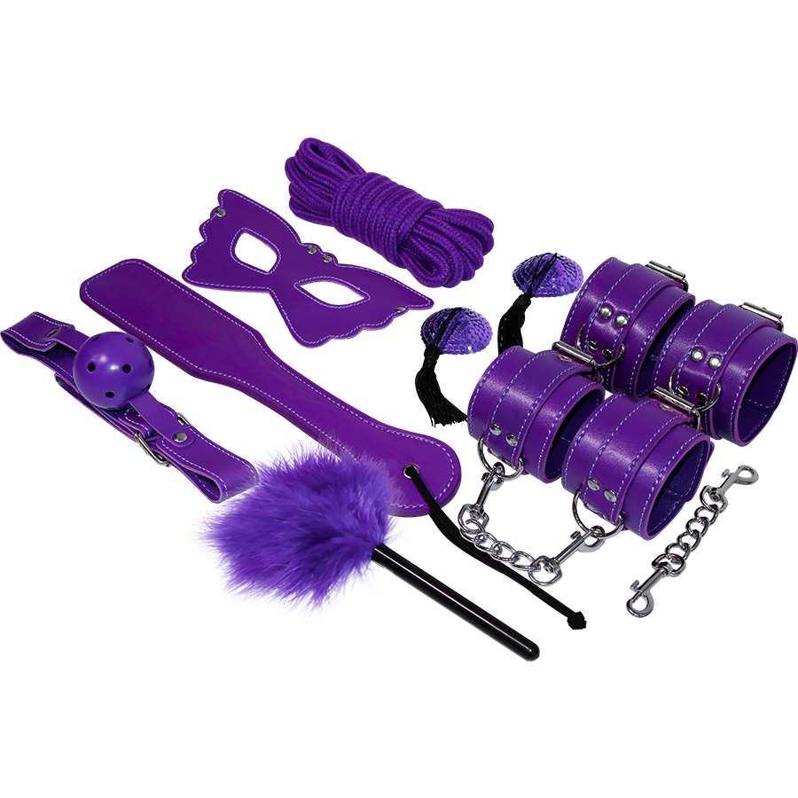 Purple Series BDSM Fetish Kit