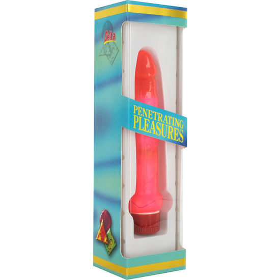 Pink jelly thin anal vibrator
