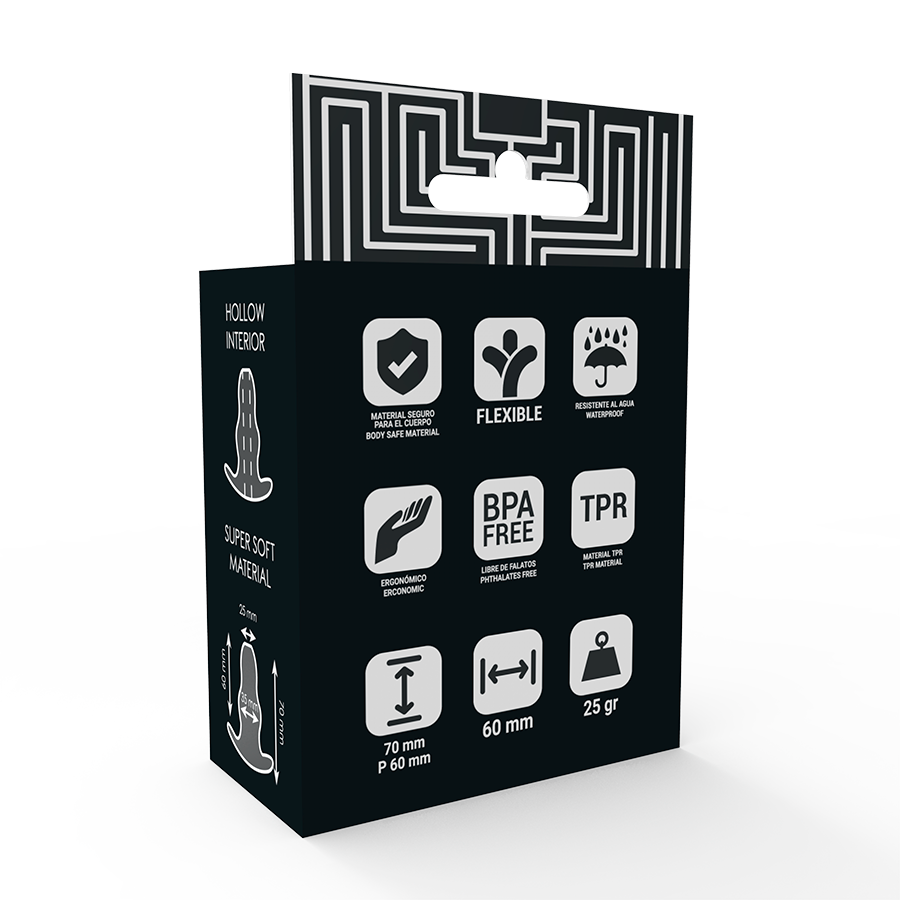 Small anal dilator 7 cm - transparent