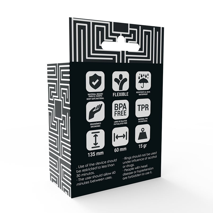 Transparent penis ring set