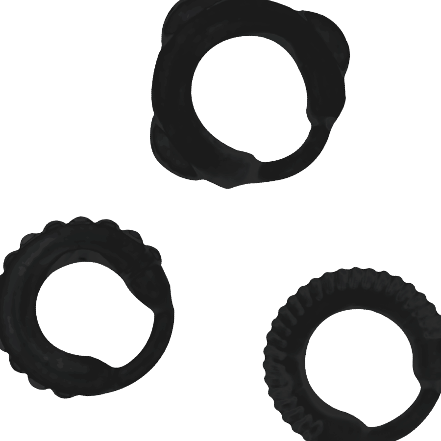 Black C-ring set