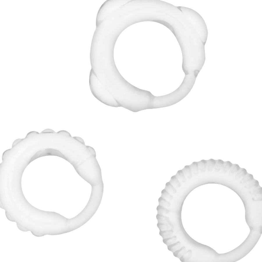 Clear C-ring set