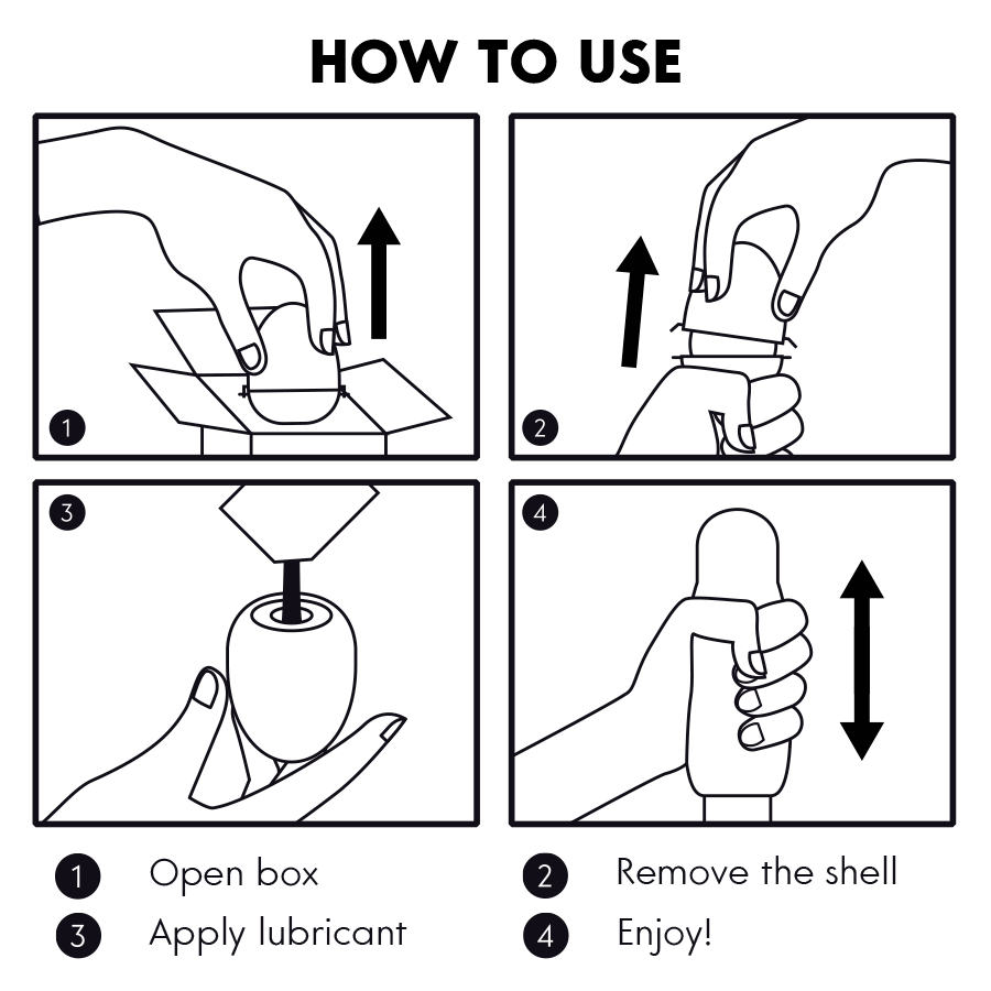 Egg masturbator red discreet edition