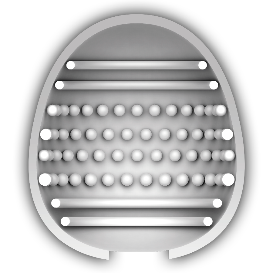 Egg masturbator red discreet edition