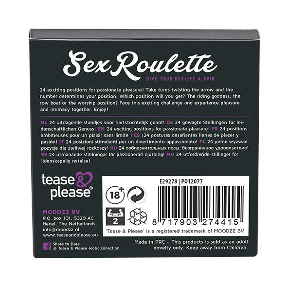 Sex roulette kamasutra