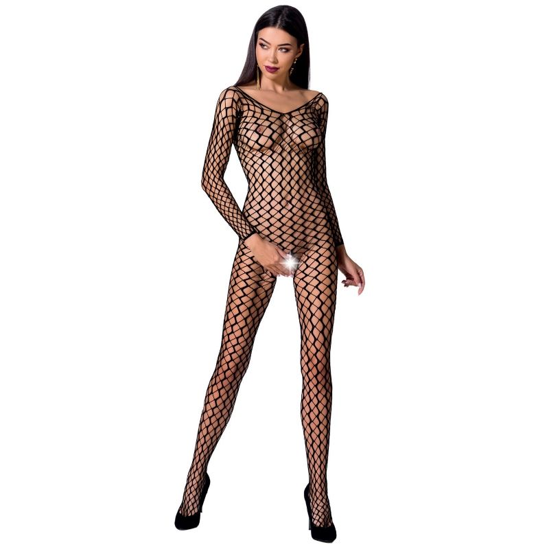 PASSION - WOMEN BS068 RED BODYSTOCKING ONE SIZE
