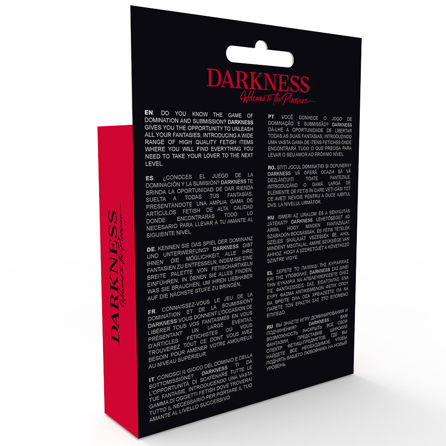 DARKNESS - HARNESS WITH HOLE, ONE SIZE
