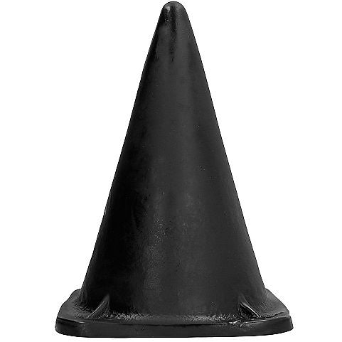 Plug Anal XXL Fiche Triangulaire 30 cm PVC Sans Phtalates - All Black