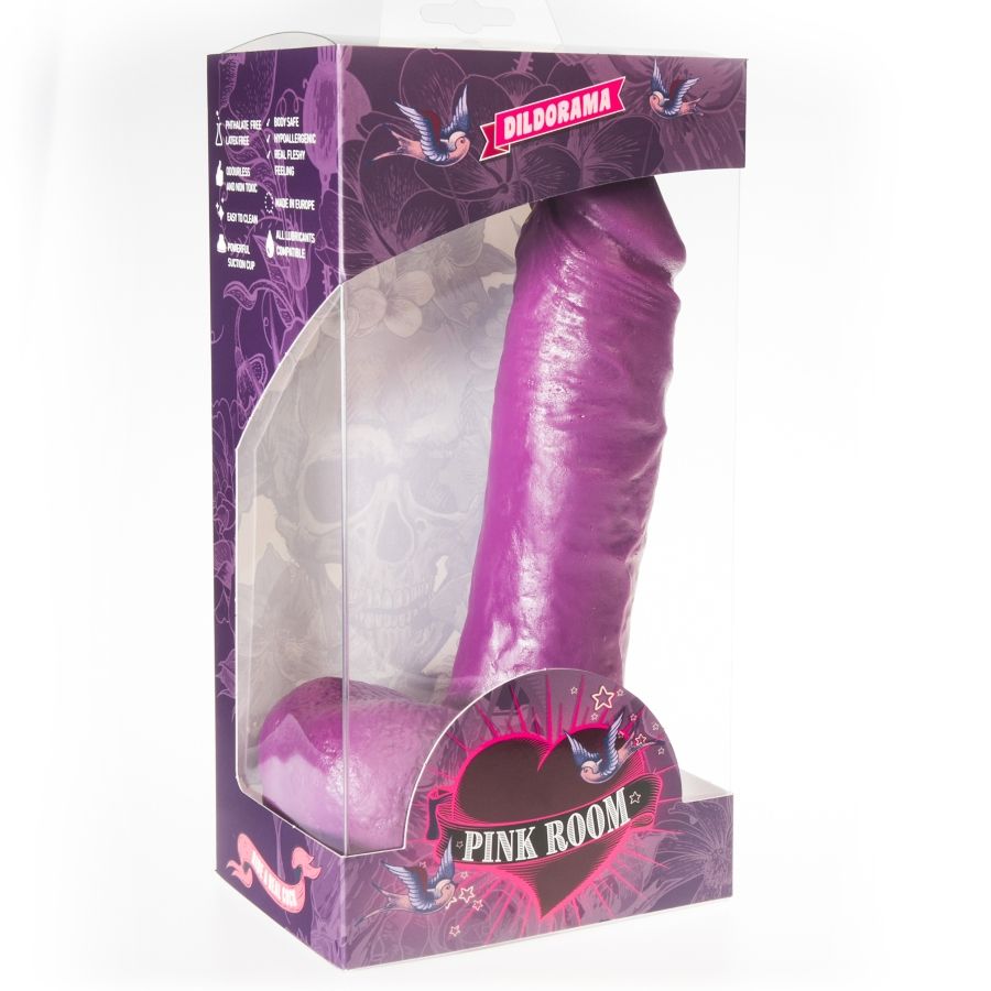 Anton realistic dildo purple 21.5 cm