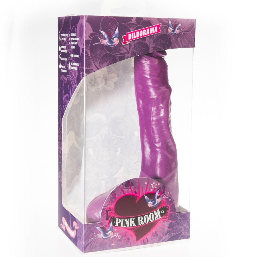 Nilo realistic dildo purple 23 cm