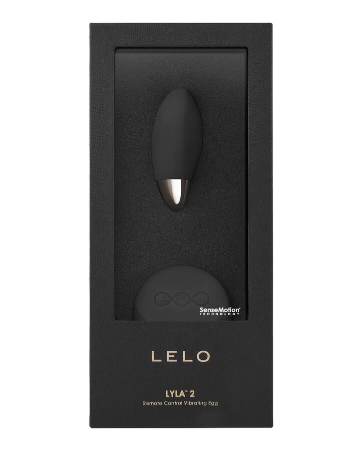 LELO - LYLA 2 BLACK MASSAGE EGG INSIGNIA DESIGN EDITION