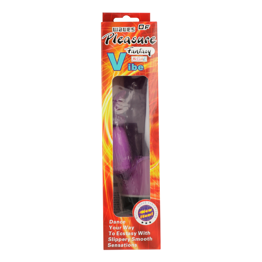 Fantasy Waves of Pleasure Vibrator with Lilac Rabbit 23 cm