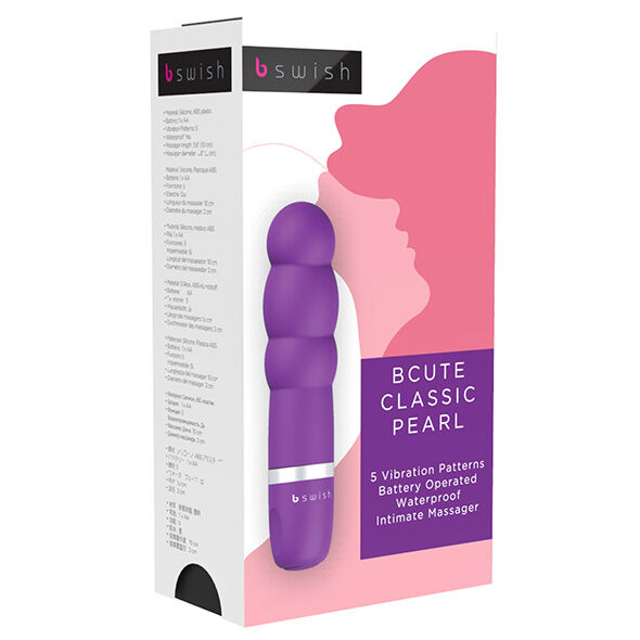 Mini Vibromasseur Bcute Classic Pearl Forme Bulbe Silicone - B Swish