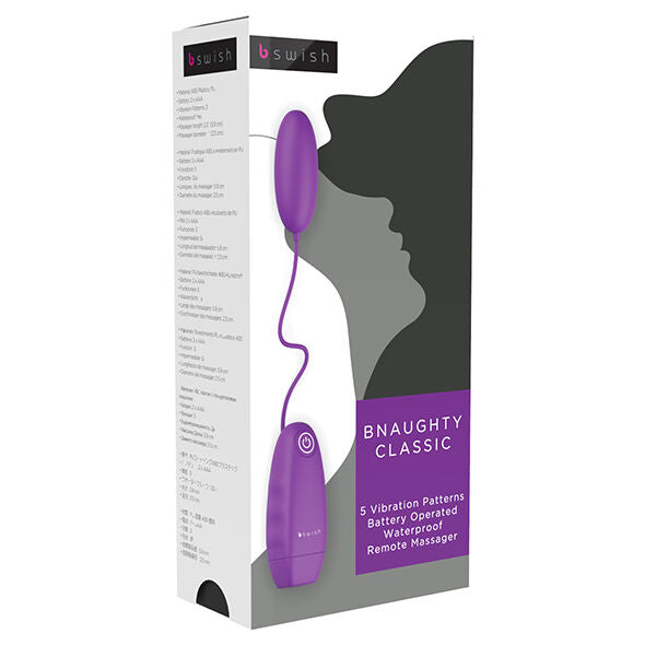 Bnaughty classic bullet vibrating purple