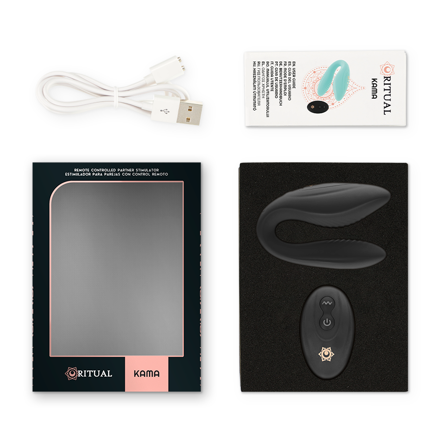RITHUAL - KAMA REMOTE CONTROL FOR COUPLES AQUA