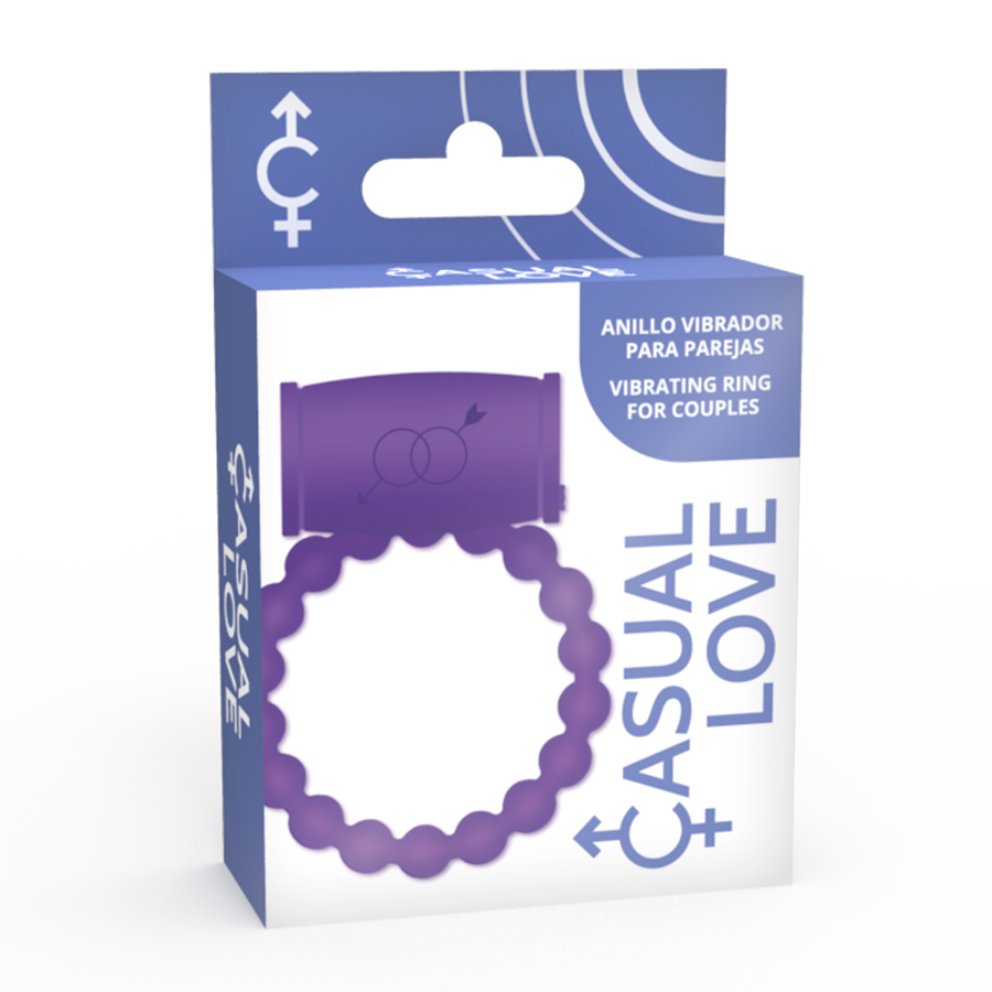 CASUAL LOVE - COUPLE VIBRATING RING 25 PURPLE