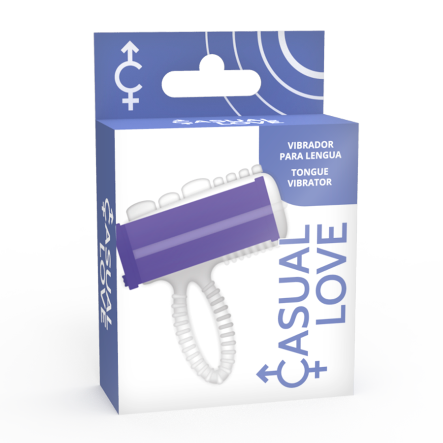 Lilac tongue vibrator ring