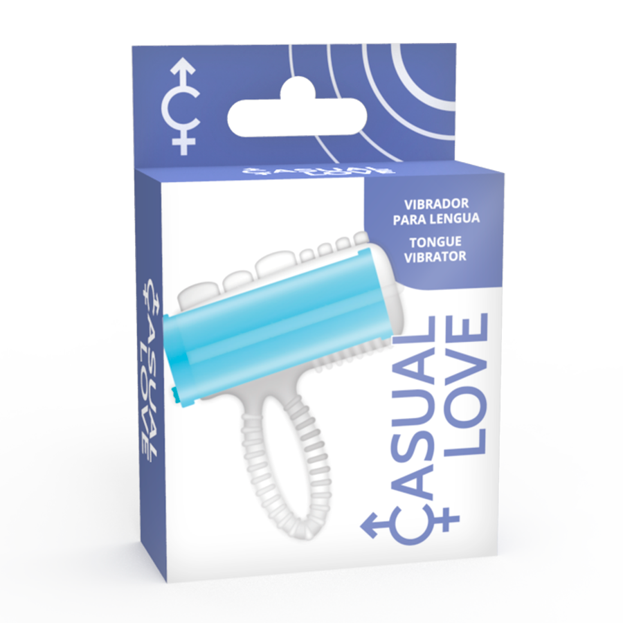 Blue vibrating tongue ring