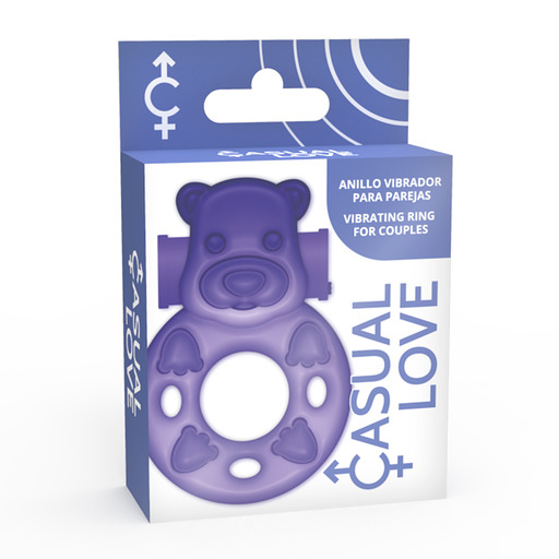 Vibrator ring 26 lilac bunny