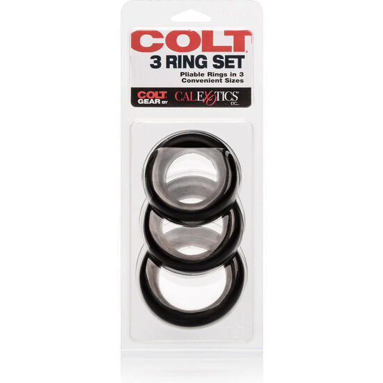 CALEXOTICS - SET OF 3 COLT RINGS