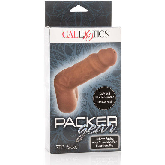 Brown pee packer holder