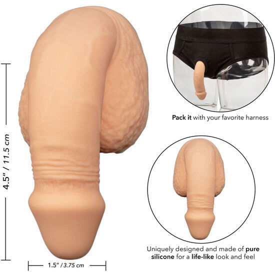 CALEXOTICS - SILICONE WRAPPING PENIS 12.75 CM FLESH