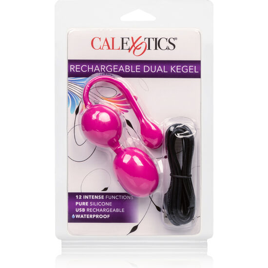 Rechargeable double kegel pink